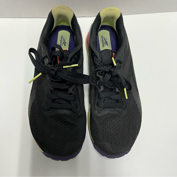 Reebok men’s nano X1 cross trainer sneaker size 9black digital glow - Picture 6 of 8